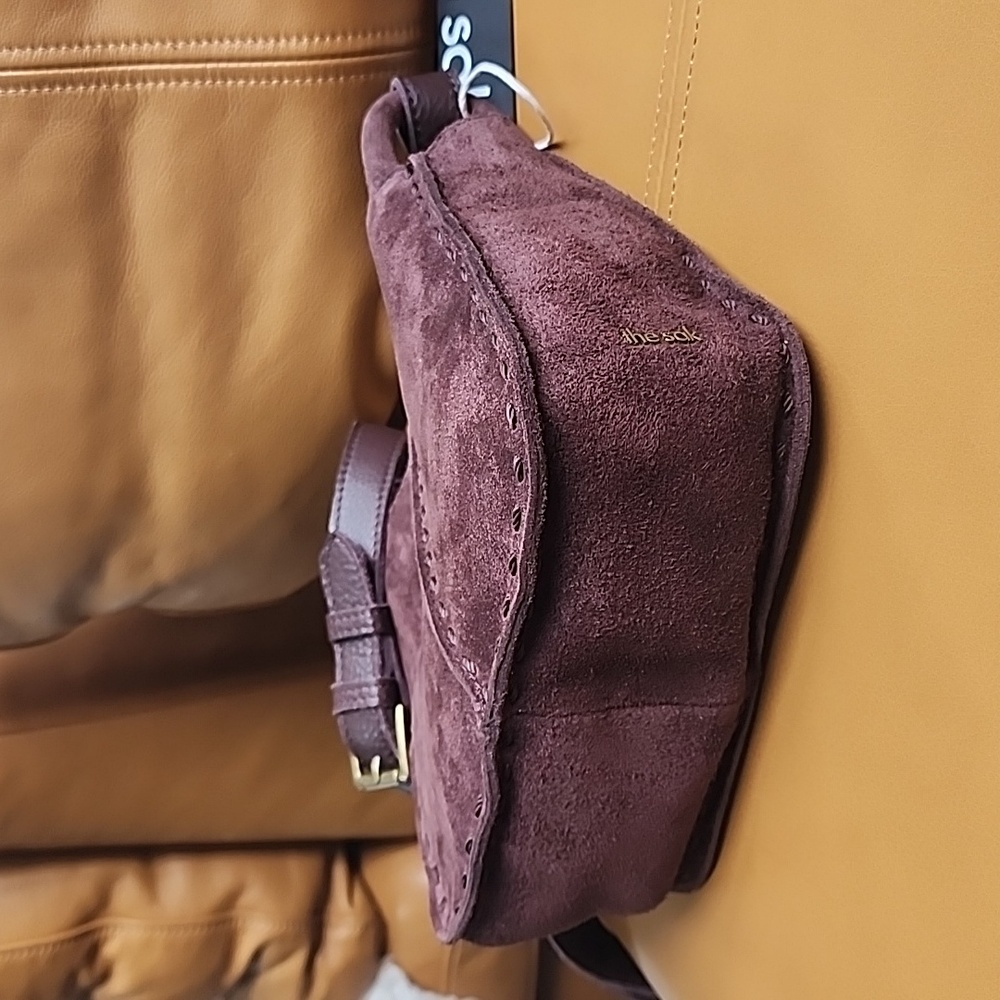 Elegant Suede Women's Bag - Picture 8 of 11